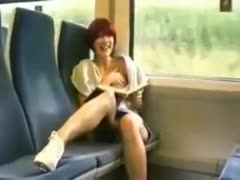 Skinny girlfriend reads erotic book and masturbates at the teach